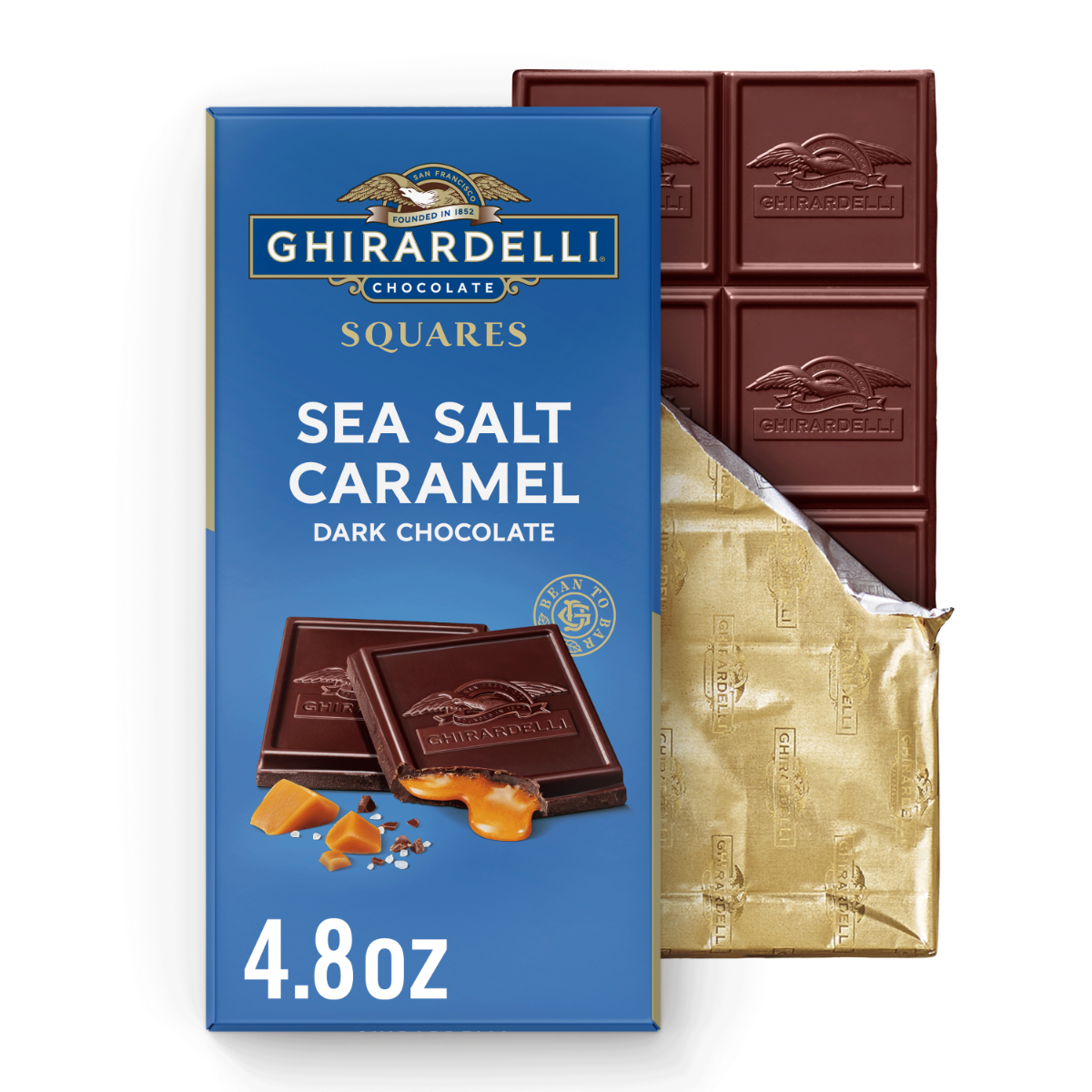 Dark Chocolate Sea Salt Caramel Bar