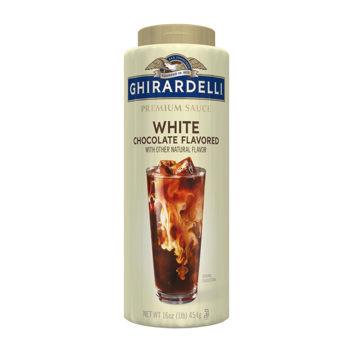Ghirardelli White Chocolate Flavored Sauce 16 Oz Bottle