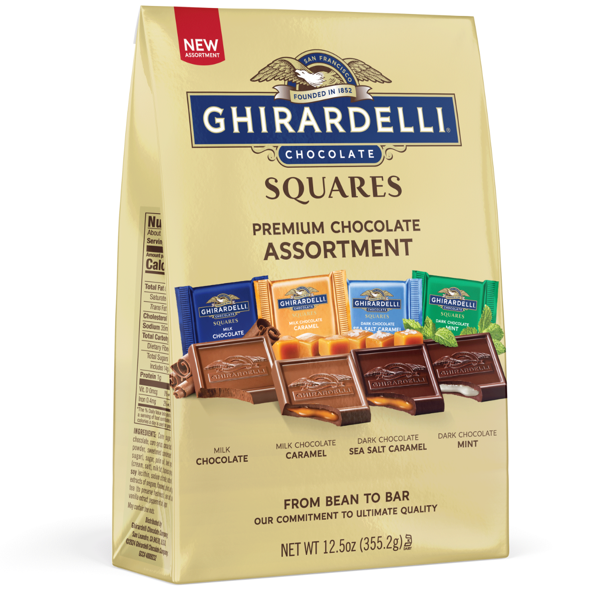 Ghirardelli Premium Assorted Chocolate Squares Bag 12.5 oz