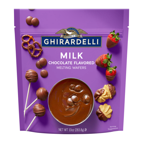 Milk Chocolate Flavored Melting Wafers 10 oz Bag