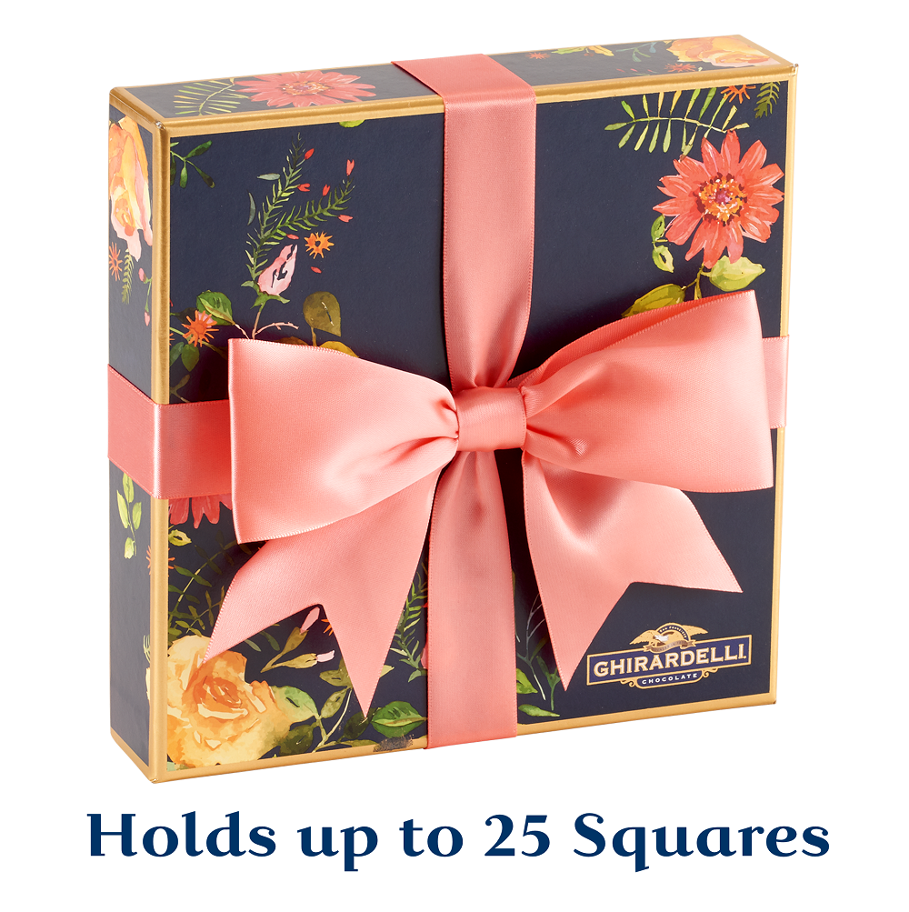 Floral Blue Gift Box