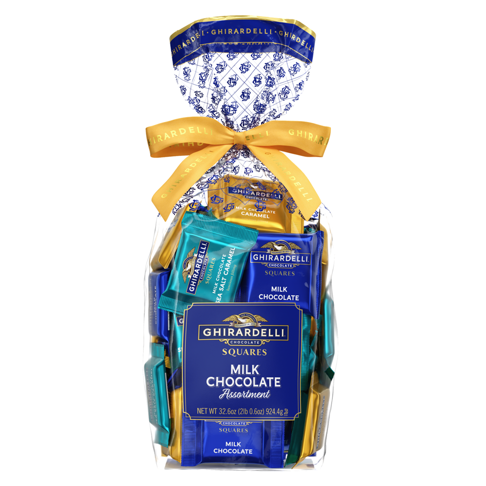 Milk Chocolate Assorted SQUARES Gift Bag 2lb